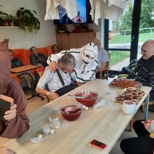 Oslava halloweenu v Domově a cestopisná přednáška pana Arnoše